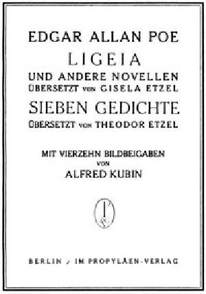 [Gutenberg 50887] • Ligeia und andere Novellen; Sieben Gedichte